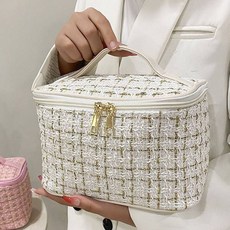 CCREANG 大容量化妝包 斜紋軟呢化妝箱 P235