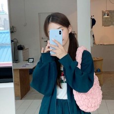 MalangJelly 絎縫半月托特包