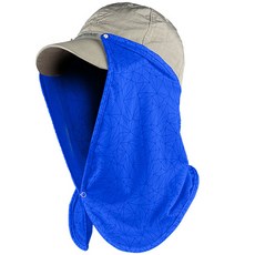 Expeak TERACOOL 防曬抗UV吸濕排汗涼感頭套, 藍色