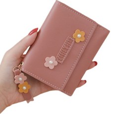 百搭女士花卉系列迷你短夾