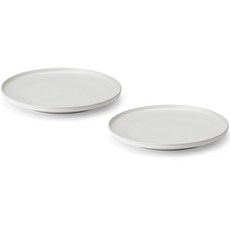 광주요 국산 담시리즈 브런치 접시 25, 2개, 단품, 담백색