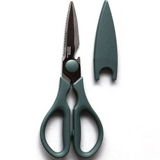 마리슈타이거 크로노스 티타늄 주방가위 + 캡 세트, 그린, 1세트