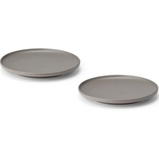 KwangJuYo Dam系列早午餐盤 20號, 2個, 早午餐盤 2p, 淺灰