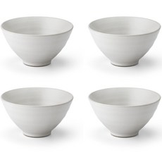 광주요 국산 담시리즈 보시기, 담백색, 4개