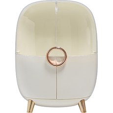 Momonu 大型化妝品整理盒, 白色, 1個