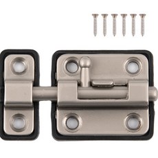 五金大將 迷你橡膠板門閂, 銀色(小), 1個