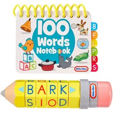 little tikes 小泰克 Fun & Play 拼字鉛筆筆電 英語遊戲玩具, 混合顏色, 1個