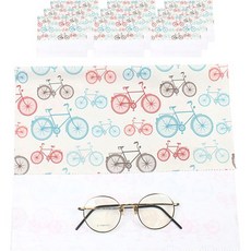 MELACME 王 特大號超細纖維眼鏡布 自行車清潔布 30 x 40 cm 10入