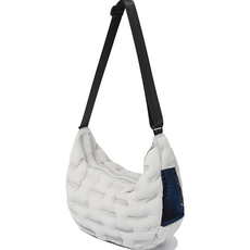 BOOP 狗狗舒適斜背包, 灰色 + 藍色