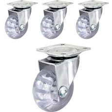 五金大將 直排輪腳輪 靜音聚氨酯輪 旋轉 大, 4個