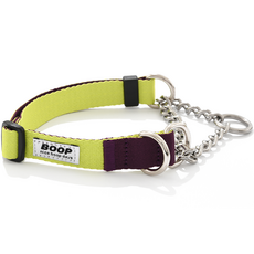 BOOP 강아지 스텐 마틴게일 목줄, 펀치라임