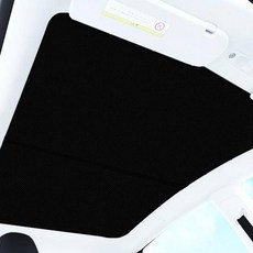 MAVIN STORY 特斯拉 Tesla Model Y 專用客製化天窗遮陽板 遮陽罩 2件組, 黑色, 1套