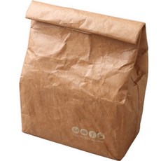 米東市場牛皮紙魔術貼飯盒冷藏袋5.5L, 棕色