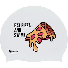 Rally 運動矽膠泳帽 NRUC189, 白色, 1個