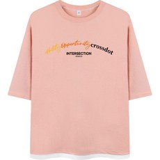 크로스닷 여성용 통기성 렌지아치 7부 티셔츠 CRV_8002