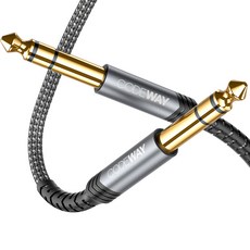 CODEWAY 5.5 to 5.5 TRS 線材, 灰色, WA55-3M