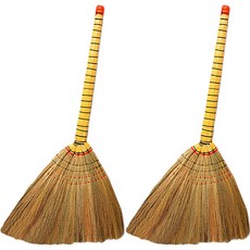 Polchen 多用途柔軟蘆葦掃帚 蘆葦掃把, 2個, 混合顏色
