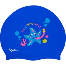Rally 運動矽膠泳帽 NRUC184, BLUE