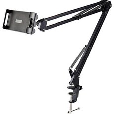 코코마트 철제 휴대폰 거치대 2단 B, 블랙, 1개