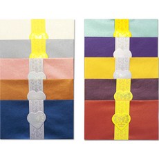misoro 1200 禮物信封 4入 + 貼紙 3入 套組 2269, 象牙白, 薄荷綠, 灰色, 深紫色, 粉紅色, 金色, 古銅色, 紫紅色, 海軍藍, 紅色(信封), 10套