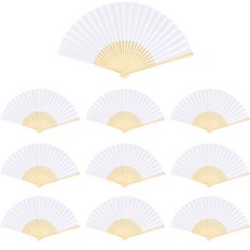 Uniart 合竹扇 大, 混合色, 10個