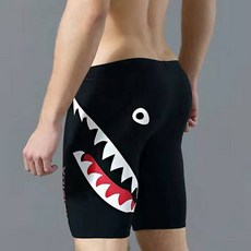 男款 黑色101 Amilus 五分泳褲 B235MF02086