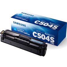 SAMSUNG 三星 彩色雷射印表機碳粉匣 CLT-C504S/TND, 青色, 1個