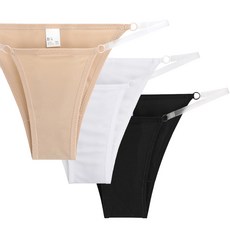 女款透明細繩比基尼內褲3件組