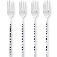 SMF 餐具 Delphi 陶瓷甜點叉, 混合顏色, 4個