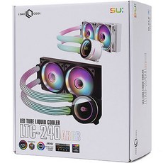 리드쿨 SU 고성능 일체형 수랭 쿨러 화이트, LTC-240 ARGB, 1개