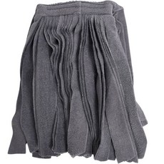 cleangoods 高級灰色超細纖維營業用地板清潔拖把布, 1個, 灰色