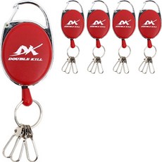 SAPA Double Kill 登山扣伸縮扣, 紅色, 5個