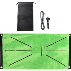 Sangsaengnarae 5mm固定高爾夫揮桿墊組, 綠色（墊子）