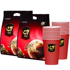 G7 純黑 400g 2入+紙杯 20入組