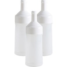 inbloom 白色擠壓式油醋醬料瓶, 250ml, 3個