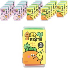 Pinkfoot 盒裝黏土橡皮擦2款 各12入, 混色, 1組