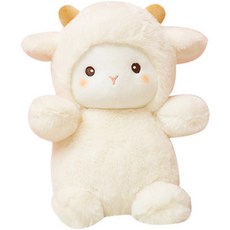 DING DONG PET 動物王國寵物安撫玩偶玩具, 1個, 小羊