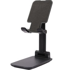 코코마트 접이식 탁상 휴대폰 거치대 T9-2, 블랙, 1개