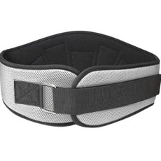 前程似錦強力護腰舉重腰帶, 銀色, 1個