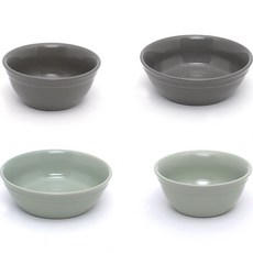 Raum 版 Air 2p + Hospitality 2p 套組, 小碗 2個+大碗 2個, 薄荷綠+灰色