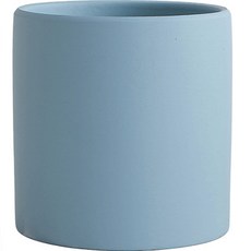 Elsso 單色調現代霧面花盆, 藍色, 1個
