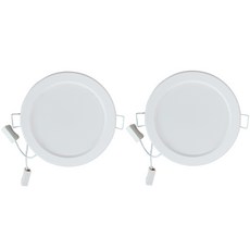 Lucia LED 8W 可調光筒燈 嵌入式燈 外徑 115mm x 高度 30mm x 開孔 85mm, 2個, 暖白光