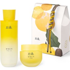 HANYUL 韓律 月光柚子五福限定組 凝霜 70ml + 化妝水 150ml, 1組