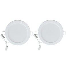 Lucia LED 可調光嵌入式燈 5W 外徑 100mm x 高度 30mm x 開孔 80mm, 2個, 晝白色