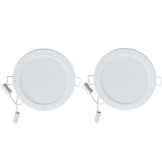 Lucia LED 可調光嵌入式燈 15W 外徑 175mm x 高度 30mm x 開孔 140mm, 2個, 晝光色