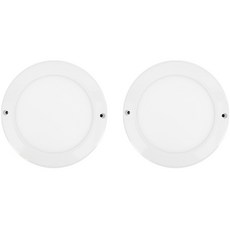 focus LED薄型邊緣圓形直射燈 16W, 6500K 日光, 2個