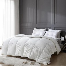 구스앤홈 마이크로 모달 폴란드 구스이불 200g, 화이트