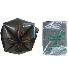 크린메이트 배접 비닐봉투 검정, 110L, 20개