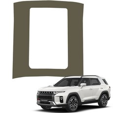 MAYTON Torres防刮原廠色皮革SC第二排中控台後蓋, 卡其色, SsangYong Torres