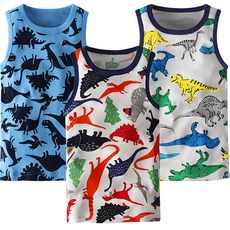 男童大恐龍背心3件組